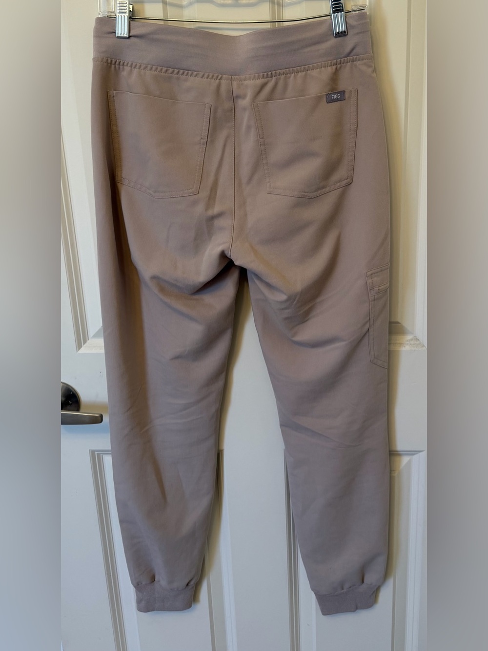 Figs Women's Zamora Jogger Scrub Bottoms, Beige-Gray, Size XS - Picture 5 of 11